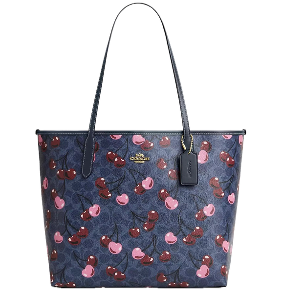  Túi Nữ Coach City Tote Bag 'Navy' 