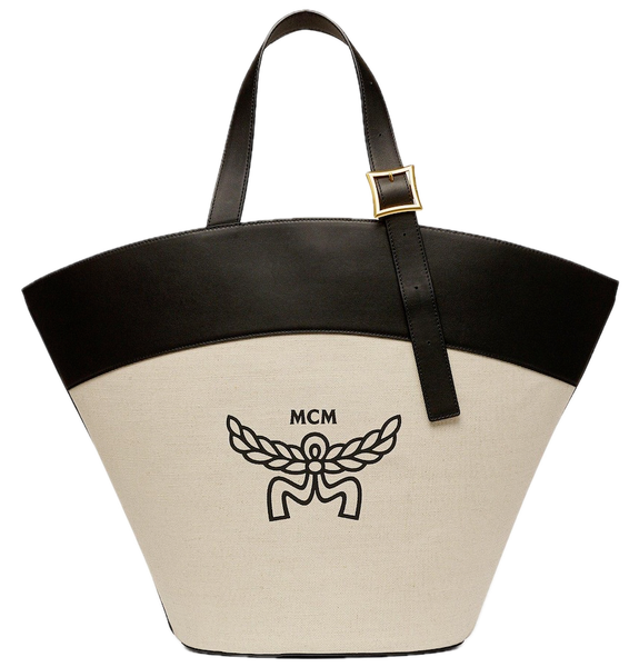  Túi Nữ MCM Himmel Tote 'Beige' 