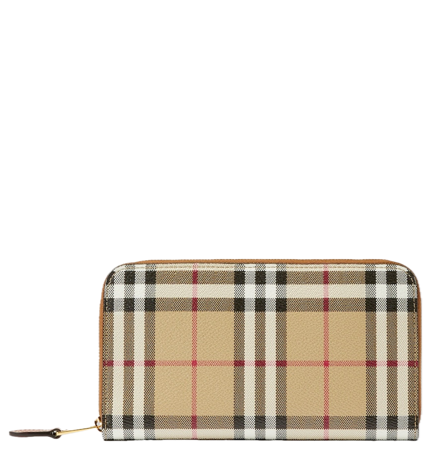  Ví Burberry Check Zip Wallet 'Beige' 