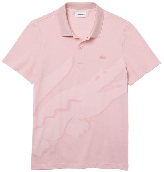  Áo Lacoste Acoste Regular Fit Stretch Organic Cotton 'Pink' 