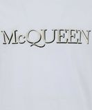  Áo Nam Alexander McQueen Embroidered Cotton Tee 'White' 