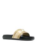  Dép Nam Versace Palazzo Medusa Pool Slide 'Gold' 