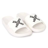  Dép Nữ Kenzo Little X Pool Slide Sports Slipper 'Ivory' 
