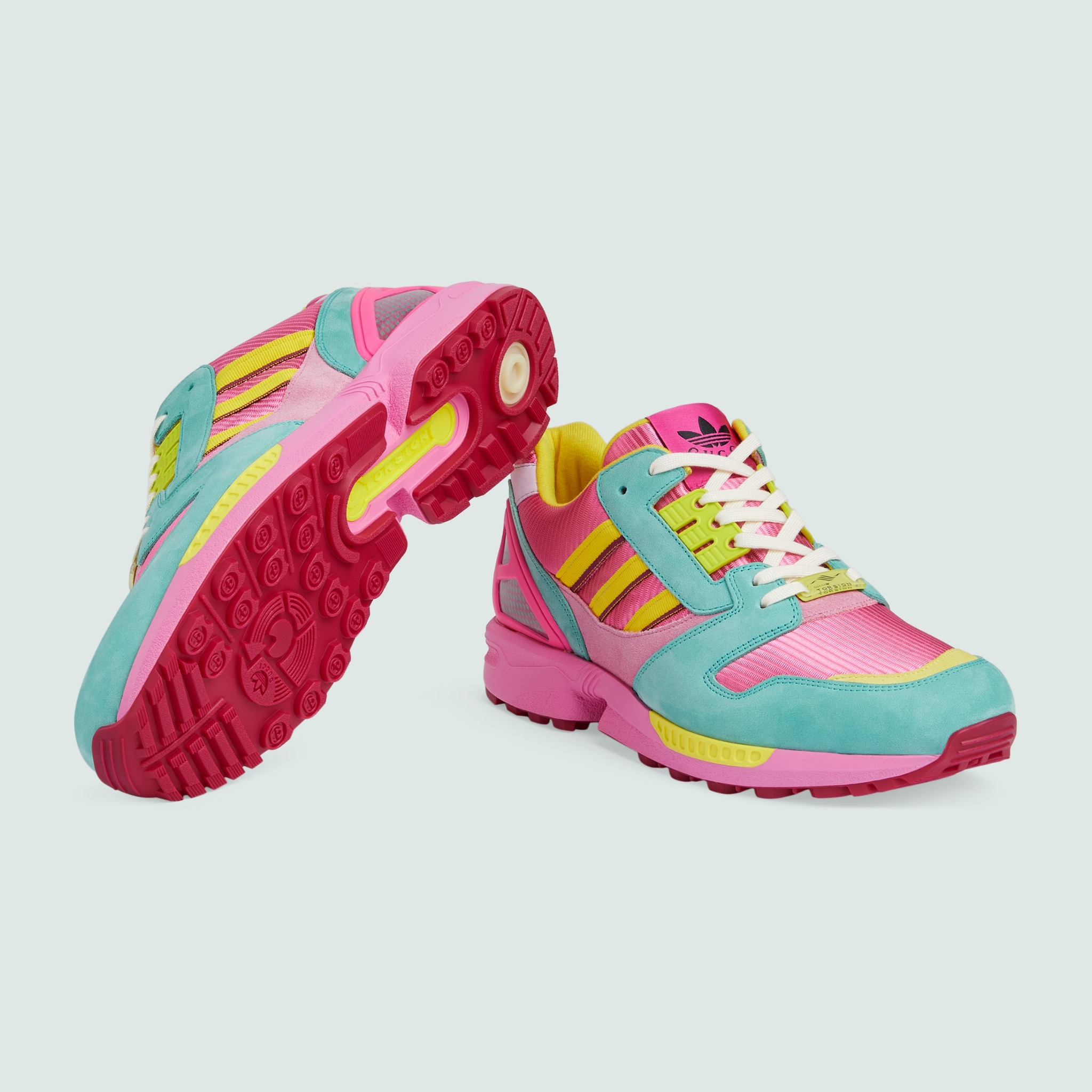 Adidas Shoes Adidas E Gucci Giày Nam Adidas X Gucci Zx8000 'Pink