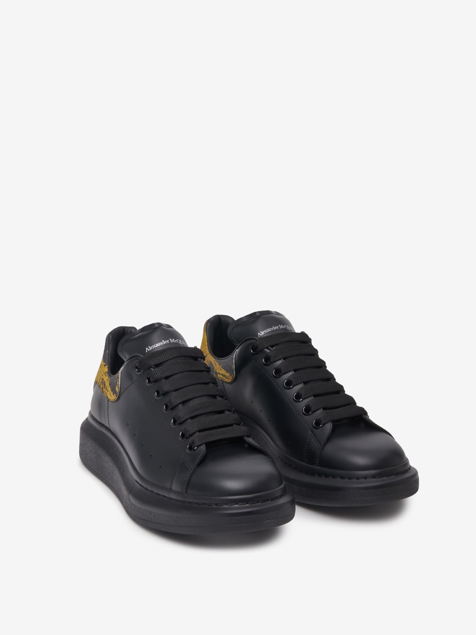  Giày Nam Alexander McQueen Oversized Sneaker 'Black' 