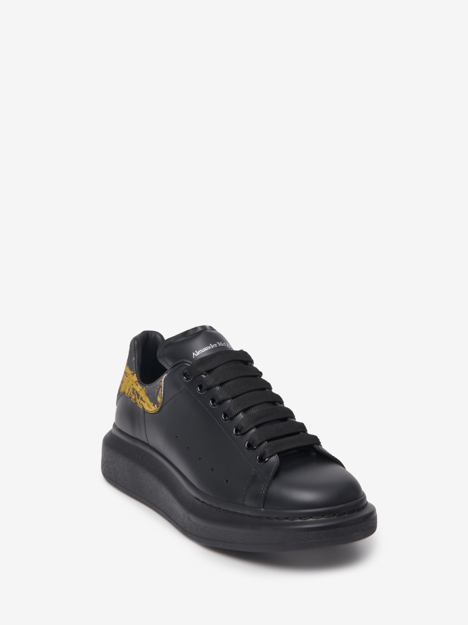  Giày Nam Alexander McQueen Oversized Sneaker 'Black' 