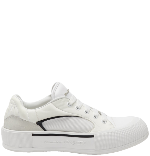  Giày Nam Alexander McQueen Skate Deck Plimsoll 'White' 
