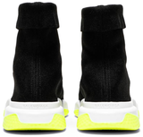  Giày Nam Balenciaga Speed Trainer Cuffed ‘Black Yellow’ 