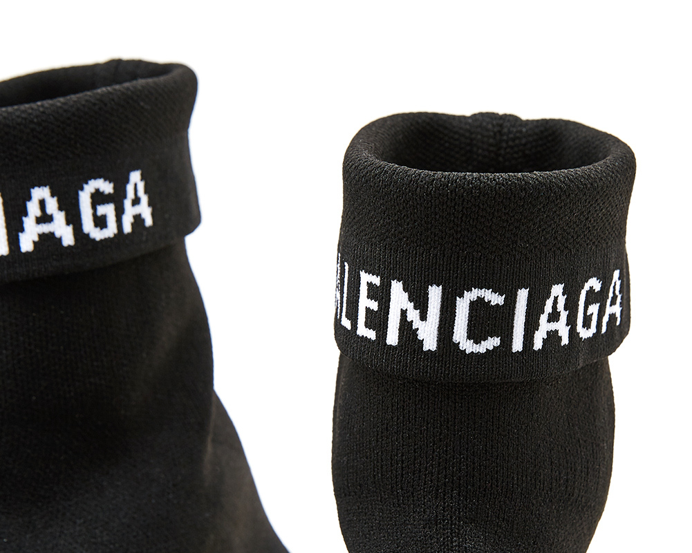  Giày Nam Balenciaga Speed Trainer Cuffed ‘Black Yellow’ 