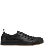  Giày Nam Bottega Veneta Vulcan Leather Sneaker 'Black' 