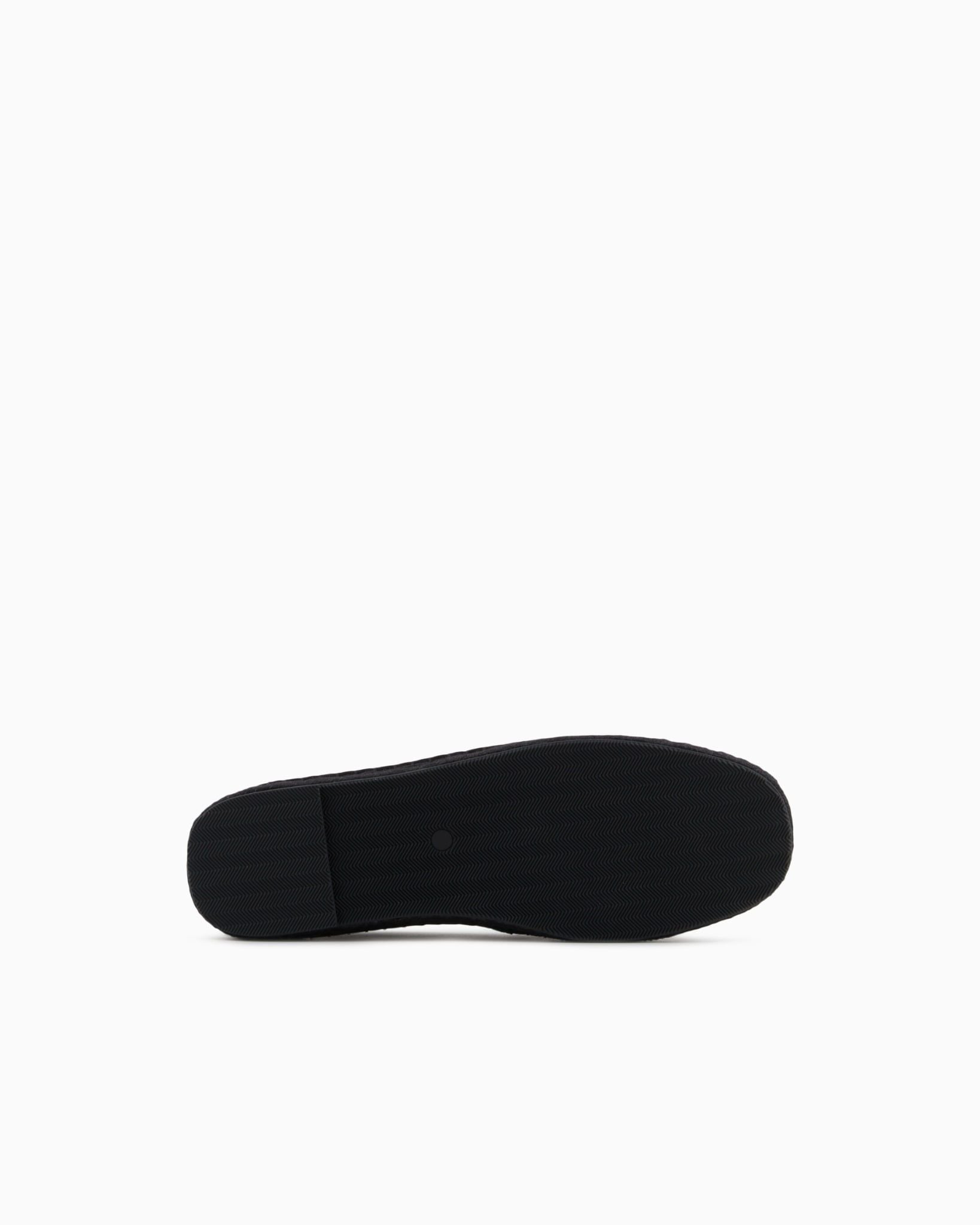  Giày Nam Emporio Armani Jacquard Espadrilles 'Black' 