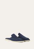  Giày Nam Loro Piana Babouche Walk Loafers 'Racing Blue' 