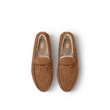  Giày Nam Louis Vuitton LV Driver Shearling Moccasins 'Cognac' 