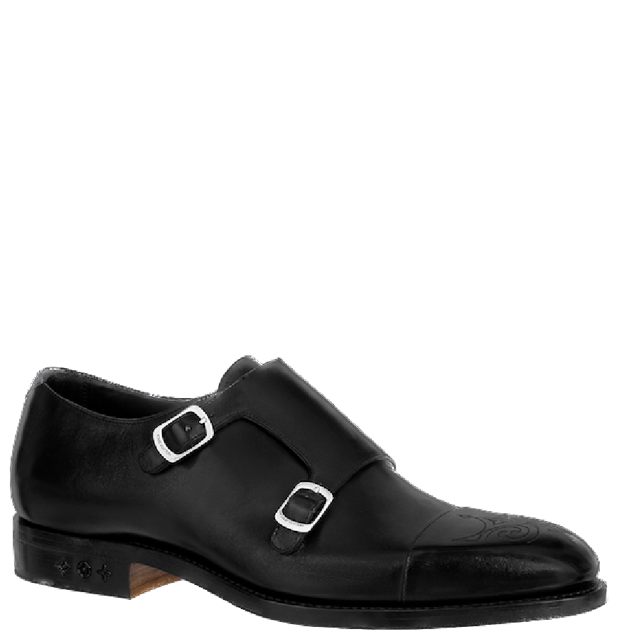 Louis vuitton double monk strap shoes deals