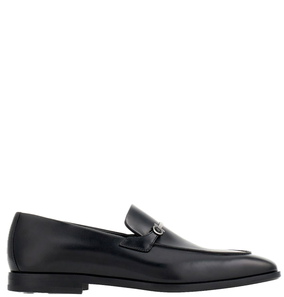  Giày Nam Salvatore Ferragamo Moccasin Gancini Ornament 'Black' 