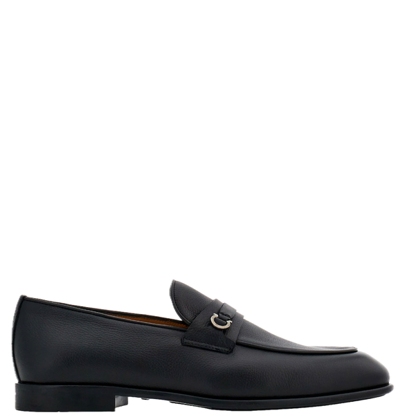  Giày Nam Salvatore Ferragamo Moccasin Gancini Ornament 'Black' 