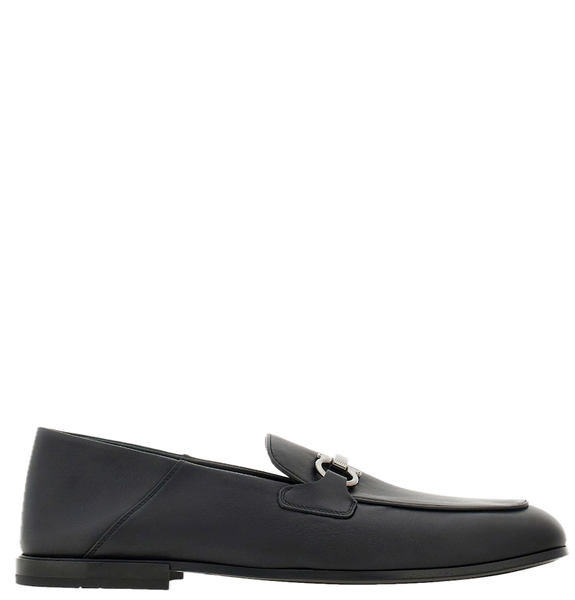  Giày Nam Salvatore Ferragamo Moccasin Gancini Ornament 'Black' 