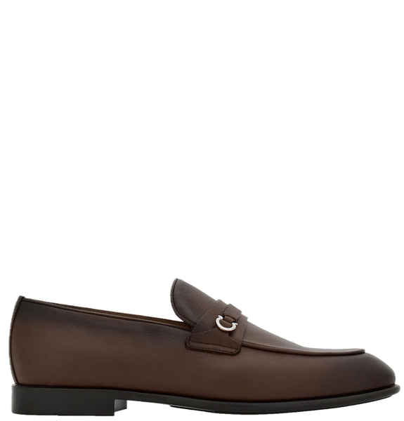  Giày Nam Salvatore Ferragamo Moccasin Gancini Ornament 'Cocoa' 