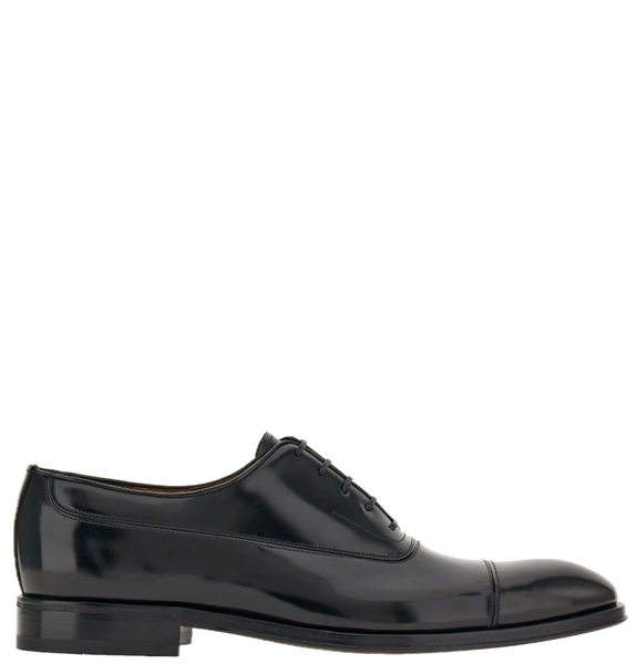  Giày Nam Salvatore Ferragamo Oxford With Toe Cap 'Black' 