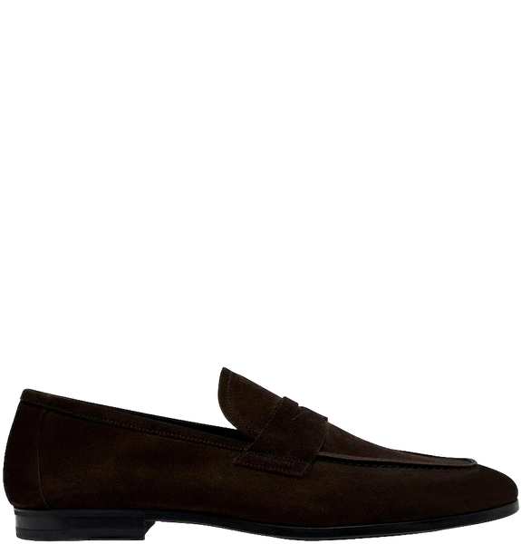  Giày Nam Tom Ford Suede Sean Twisted Band Loafer 'Brown' 