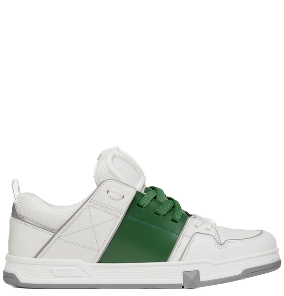  Giày Nam Valentino Open Skate Calfskin 'White Green' 