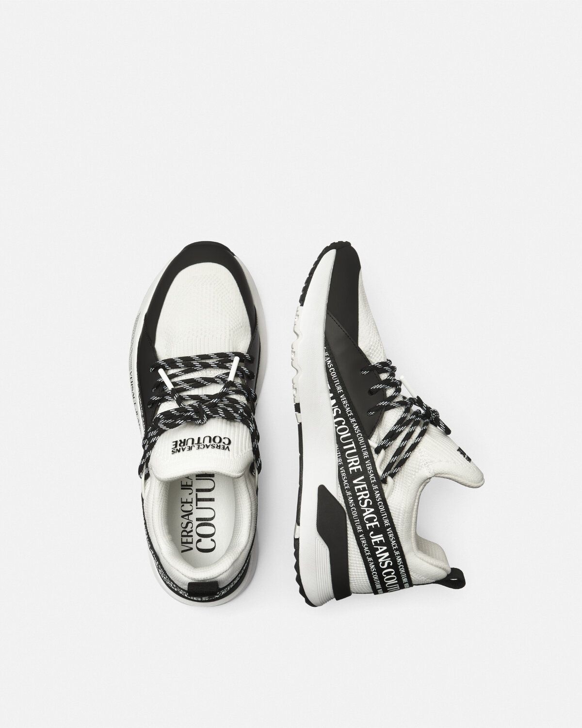  Giày Nam Versace Jeans Couture Dynamic Logo Trainers 'White' 