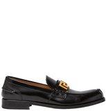  Giày Nam Versace La Greca Plaque Loafers 'Black' 