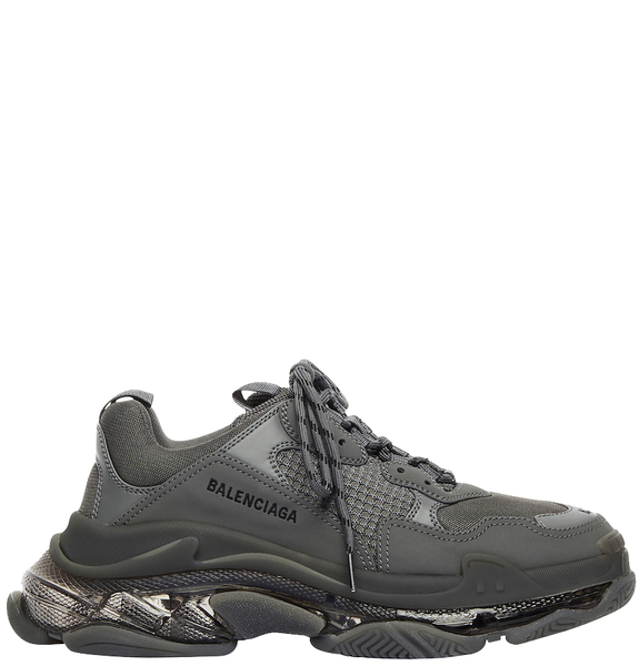  Giày Nữ Balenciaga Triple S Clear Sole Trainers 'Grey' 