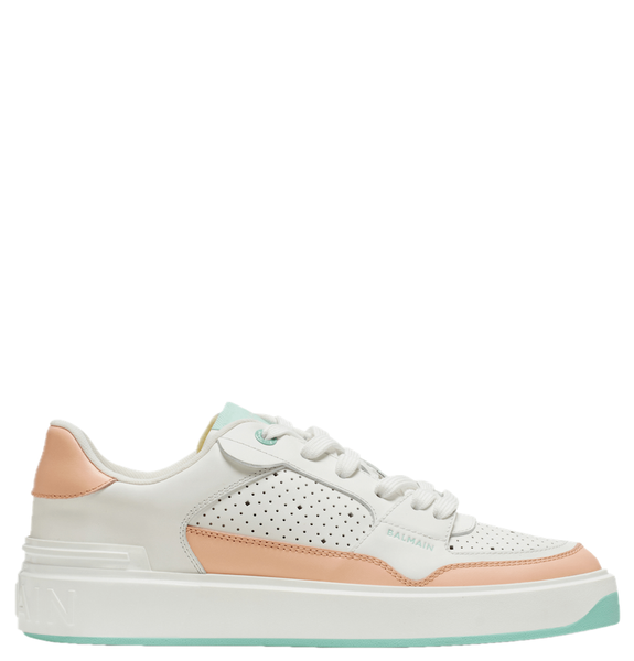  Giày Nữ Balmain B-Court Flip Leather Sneaker 'Multicolor' 