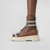  Giày Nữ Burberry Exaggerated Platform Faux Leather 'Birch Brown' 