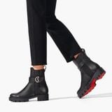  Giày Nữ Christian Louboutin CL Chelsea Booty Lug 'Black' 