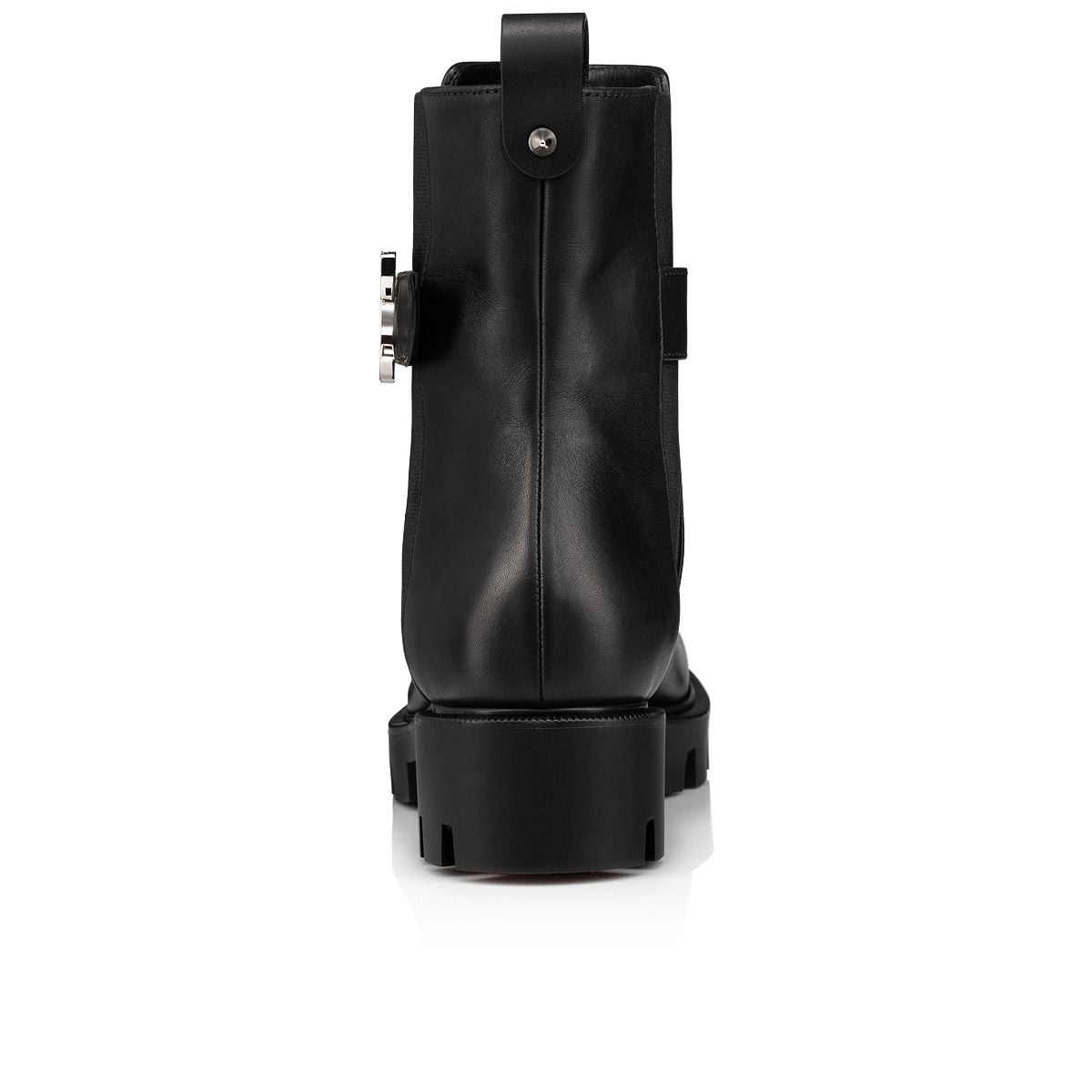  Giày Nữ Christian Louboutin CL Chelsea Booty Lug 'Black' 