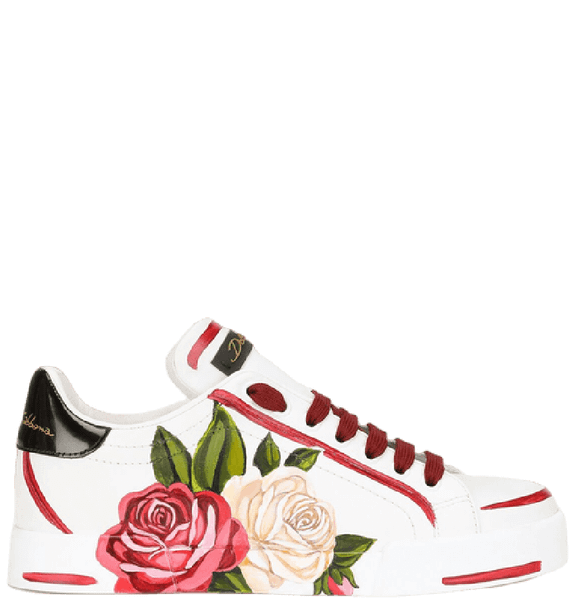 Giày Nữ Dolce & Gabbana DGLimited Portofino Sneakers 'White Multicolor' 