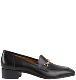  Giày Nữ Gucci Loafer Horsebit Leather 'Black' 