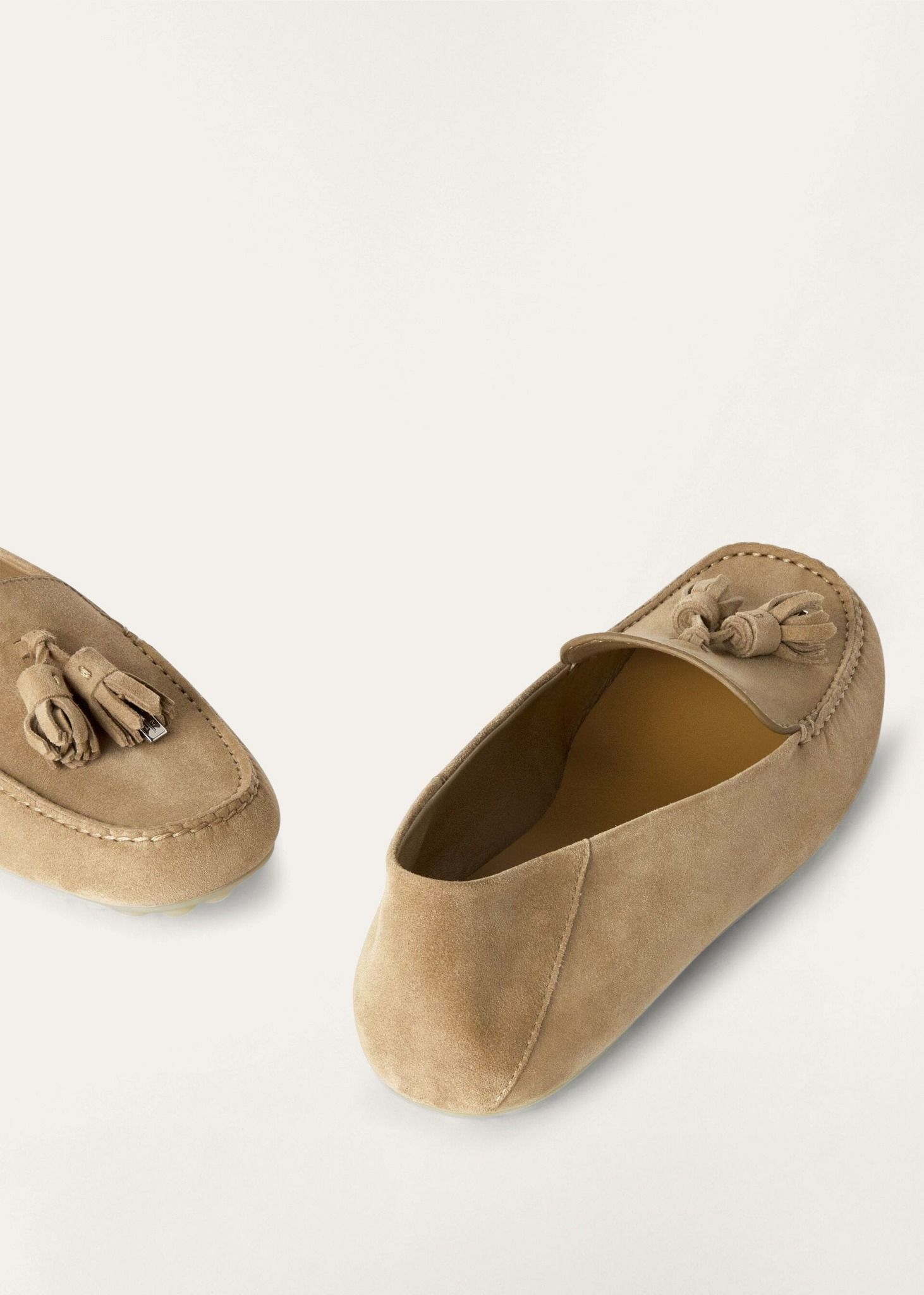  Giày Nữ Loro Piana Dot Sole Walk Loafer 'Cashew Butter' 