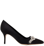  Giày Nữ Manolo Blahnik Asapump Embellished Pumps 'Black' 