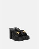  Giày Nữ Versace Aevitas Satin Platform 'Black' 