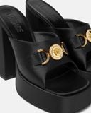  Giày Nữ Versace Aevitas Satin Platform 'Black' 