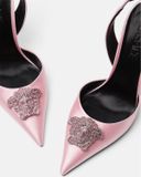  Giày Nữ Versace Crystal La Medusa Pumps 'Pink' 