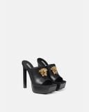  Giày Nữ Versace La Medusa Platform Mules 'Black' 