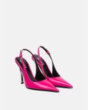  Giày Nữ Versace Pin Point Slingback Pumps 'Pink' 