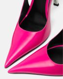  Giày Nữ Versace Pin Point Slingback Pumps 'Pink' 