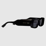  Kính Nữ Gucci Rectangular Frame Sunglasses 'Black' 