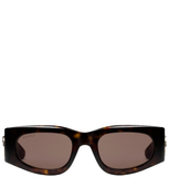  Kính Nữ Gucci Rectangular Sunglasses 'Tortoiseshell' 