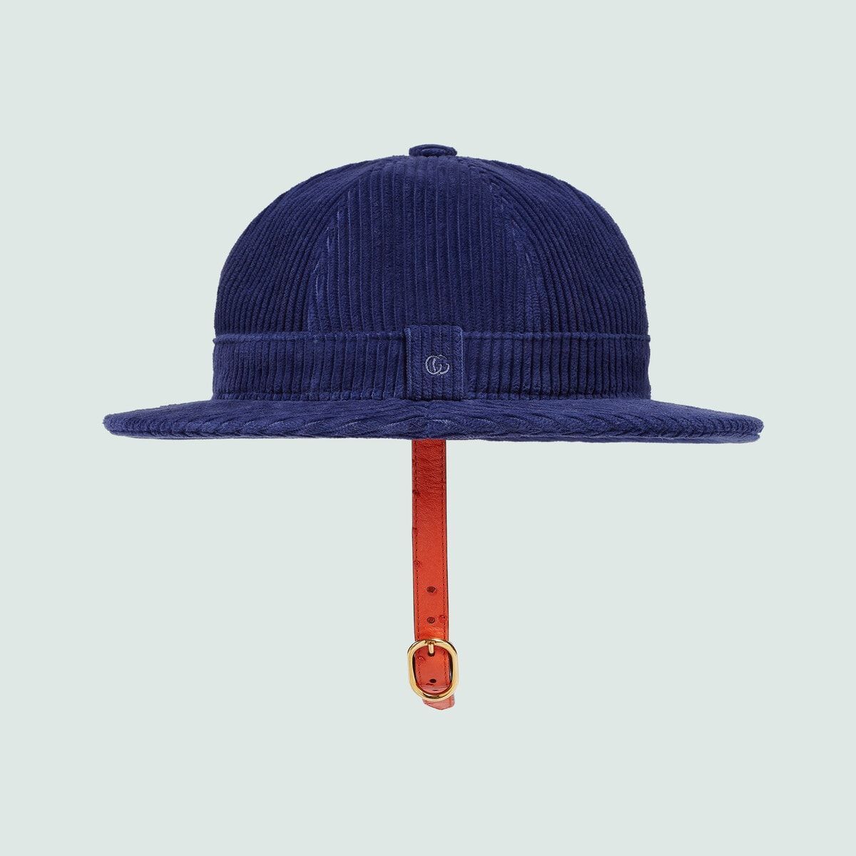 Gucci x Adidas Corduroy Blue Golf Hat Pre-loved Gucci x Adidas Foldable Golf Hat - £180 main image 4