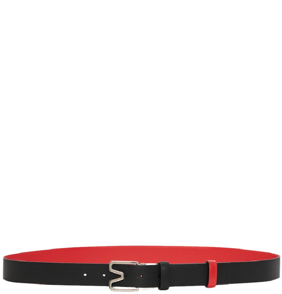  Thắt Lưng Nam Alexander McQueen Reversible 'Black Red' 