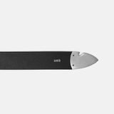  Thắt Lưng Nam Burberry Leather B Buckle Shield Belt 'Black' 