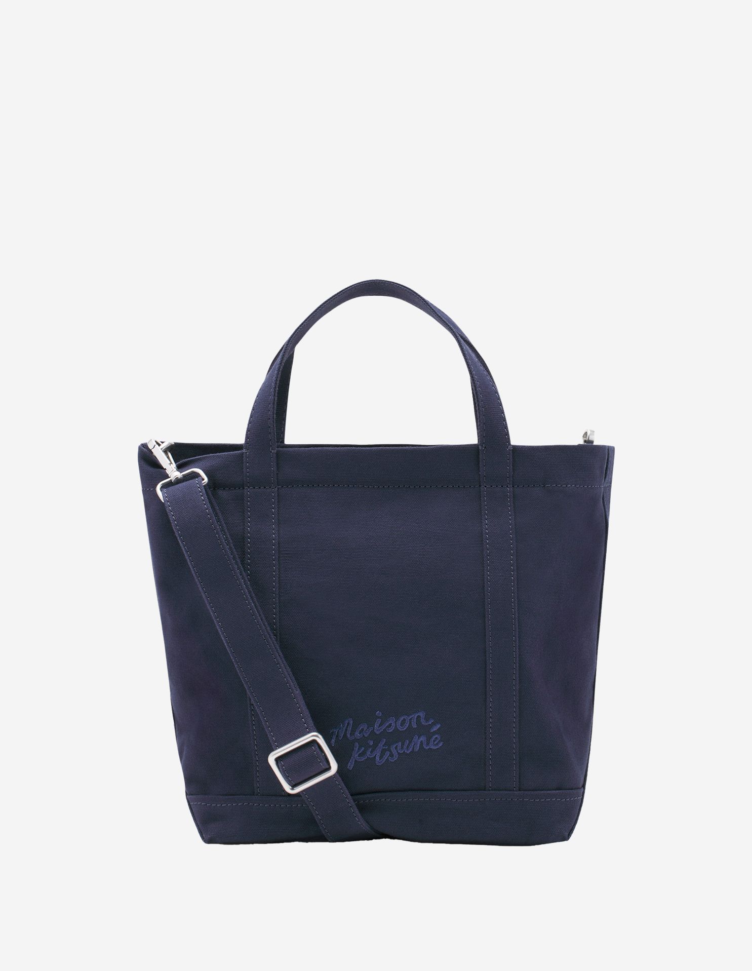 Túi Maison Kitsune Fox Head Small Tote 'Ink Blue Túi Maison Kitsune Fox Head Small Tote 'Ink Blue