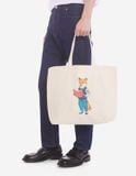  Túi Maison Kitsune MK X Le Bon Marche 'Beige' 