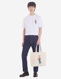  Túi Maison Kitsune MK X Le Bon Marche 'Beige' 
